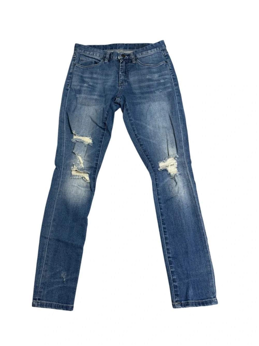 Blank NYC Blue Denim Jeans Hem